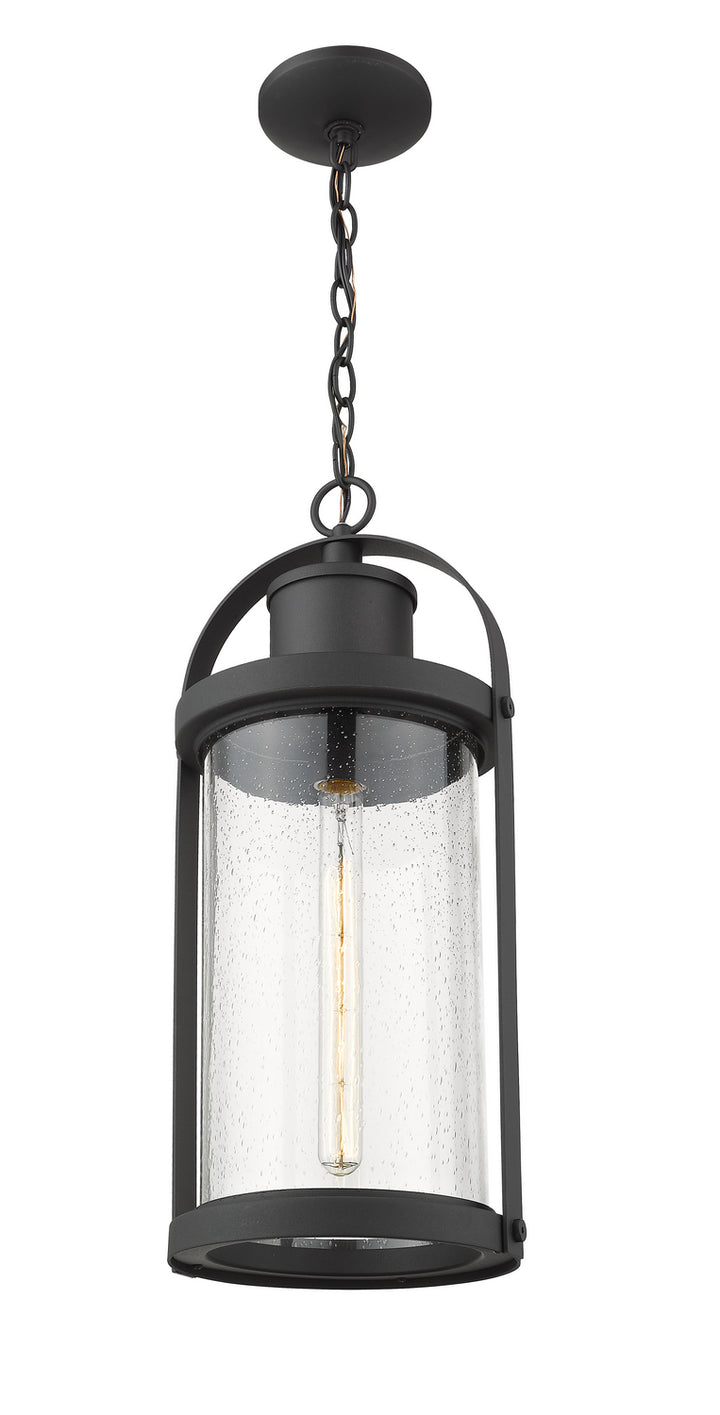 Z-Lite Canada - 569CHB-BK - One Light Outdoor Chain Mount Ceiling Fixture - Roundhouse - Black