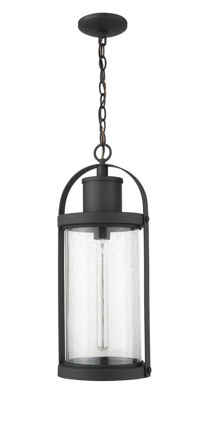 Z-Lite Canada - 569CHB-BK - One Light Outdoor Chain Mount Ceiling Fixture - Roundhouse - Black