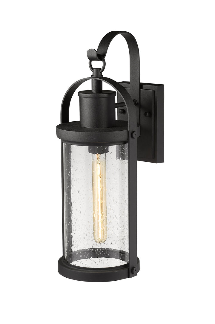 Z-Lite Canada - 569M-BK - One Light Outdoor Wall Light - Roundhouse - Black