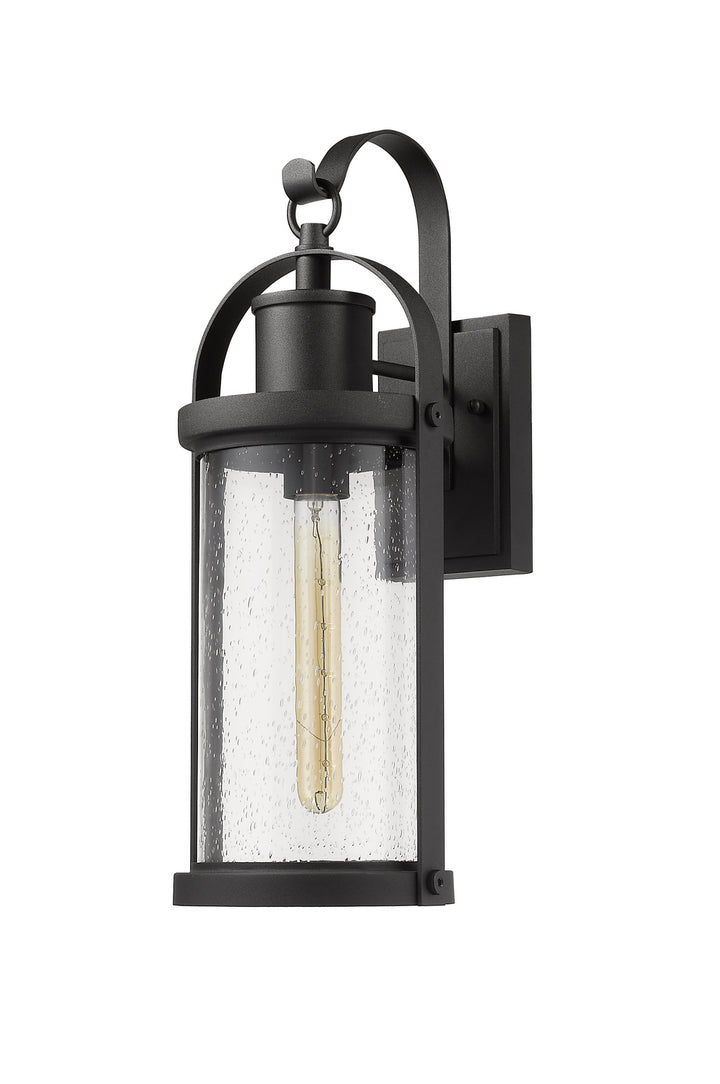 Z-Lite Canada - 569M-BK - One Light Outdoor Wall Light - Roundhouse - Black