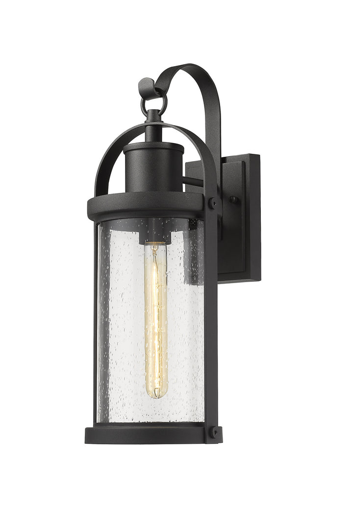 Z-Lite Canada - 569M-BK - One Light Outdoor Wall Light - Roundhouse - Black