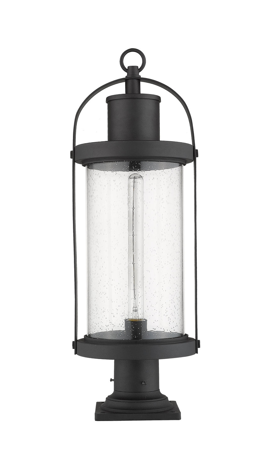 Z-Lite Canada - 569PHB-533PM-BK - One Light Outdoor Pier Mounted Fixture - Roundhouse - Black