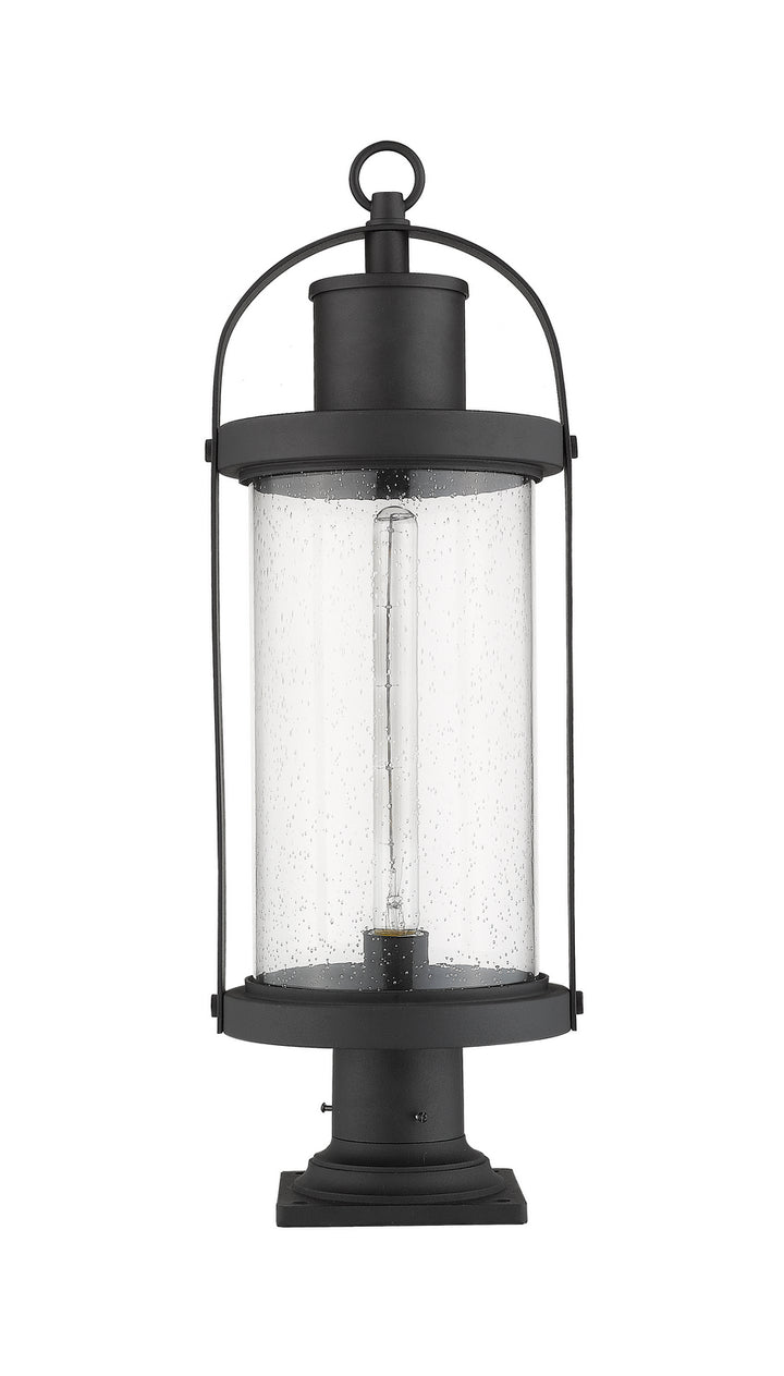 Z-Lite Canada - 569PHB-533PM-BK - One Light Outdoor Pier Mounted Fixture - Roundhouse - Black