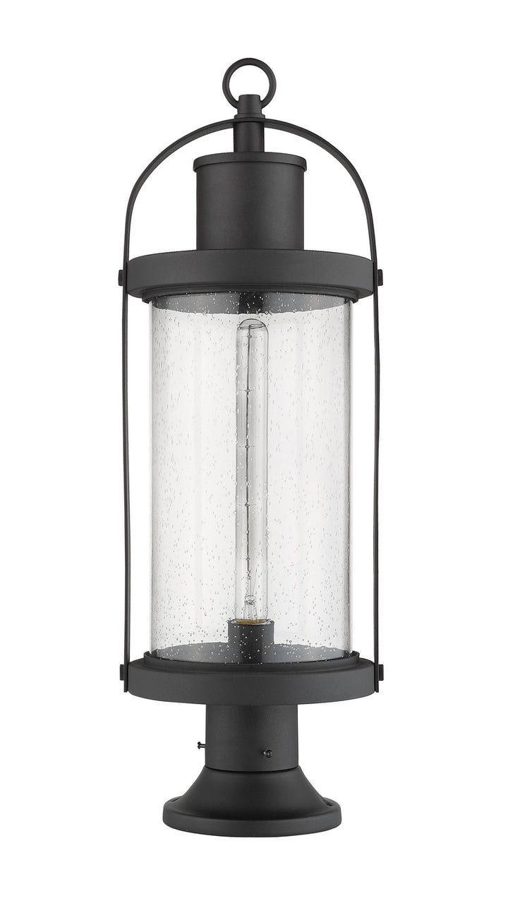 Z-Lite Canada - 569PHB-553PM-BK - One Light Outdoor Pier Mounted Fixture - Roundhouse - Black