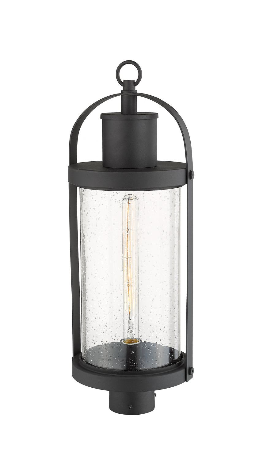 Z-Lite Canada - 569PHB-BK - One Light Outdoor Post Mount Fixture - Roundhouse - Black