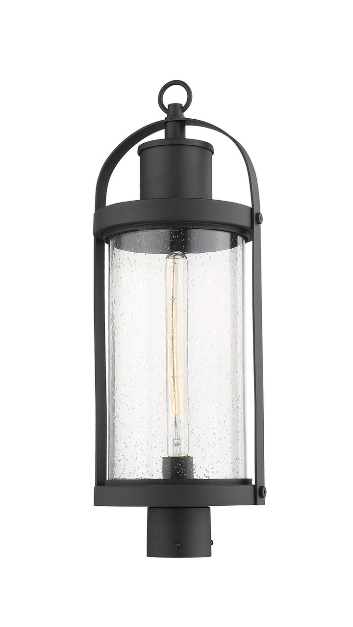 Z-Lite Canada - 569PHB-BK - One Light Outdoor Post Mount Fixture - Roundhouse - Black