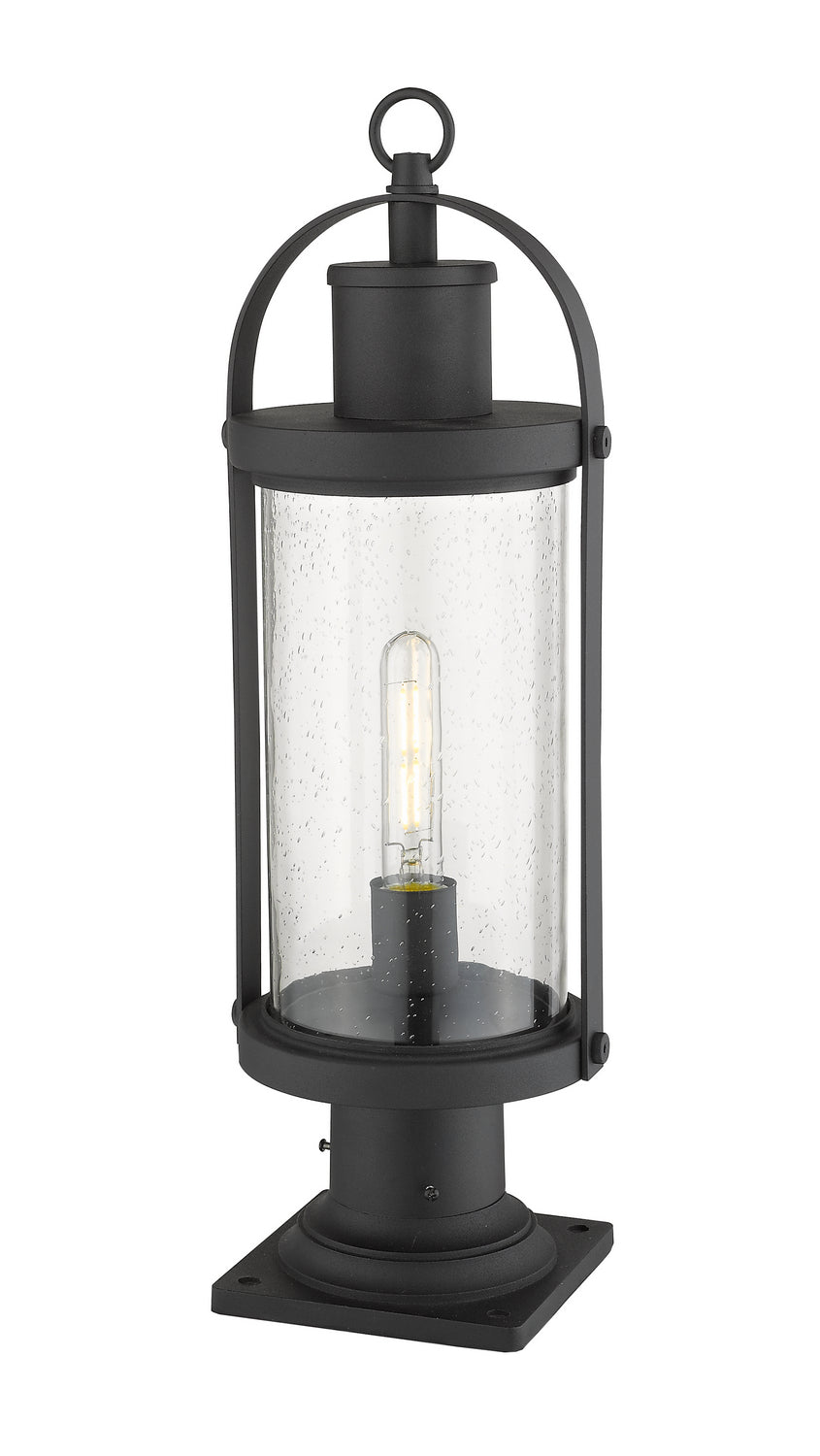 Z-Lite Canada - 569PHM-533PM-BK - One Light Outdoor Pier Mounted Fixture - Roundhouse - Black