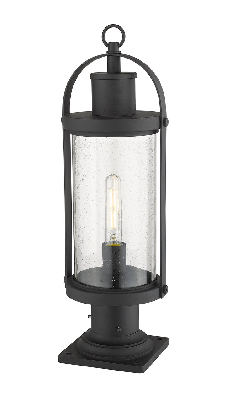 Z-Lite Canada - 569PHM-533PM-BK - One Light Outdoor Pier Mounted Fixture - Roundhouse - Black