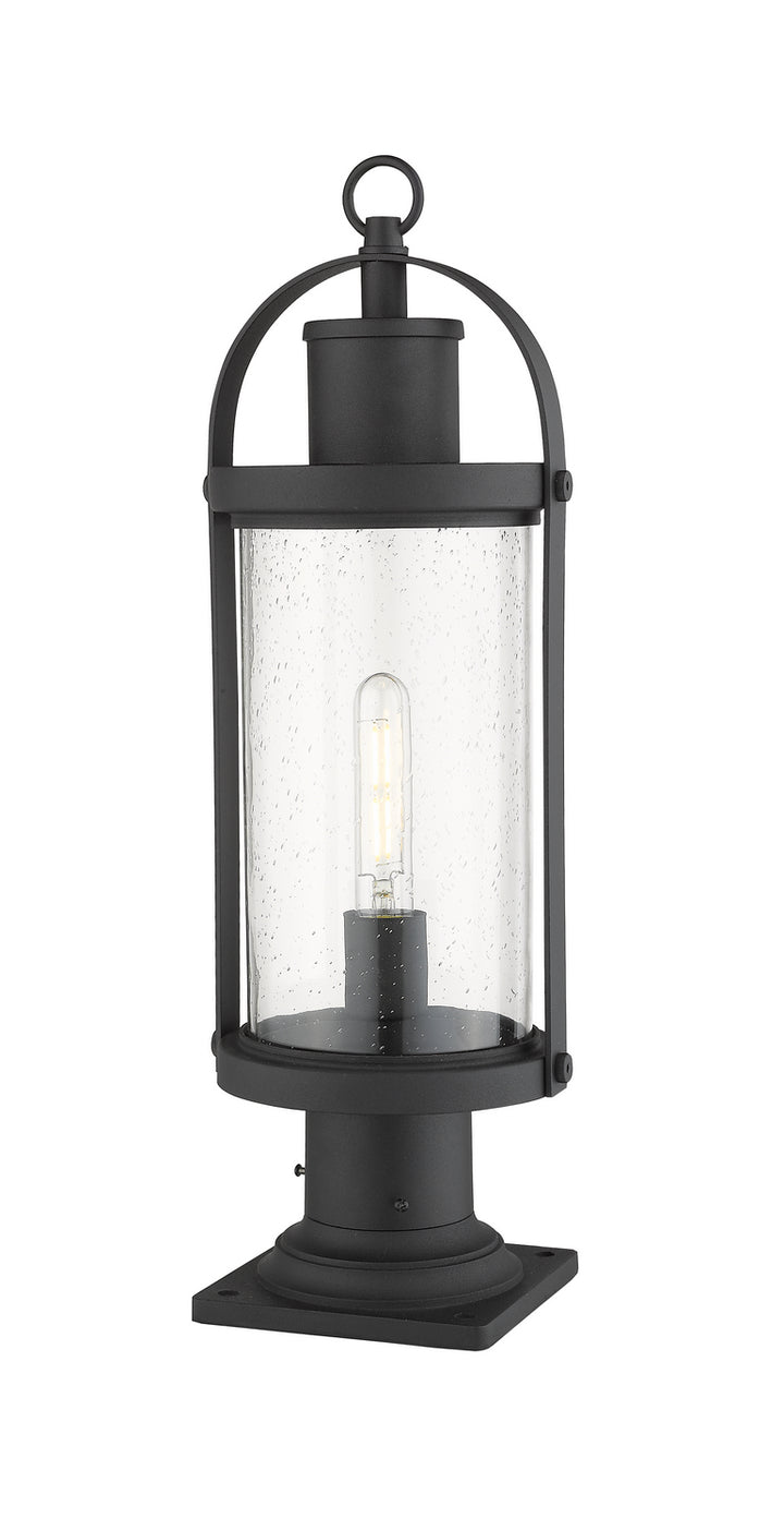 Z-Lite Canada - 569PHM-533PM-BK - One Light Outdoor Pier Mounted Fixture - Roundhouse - Black