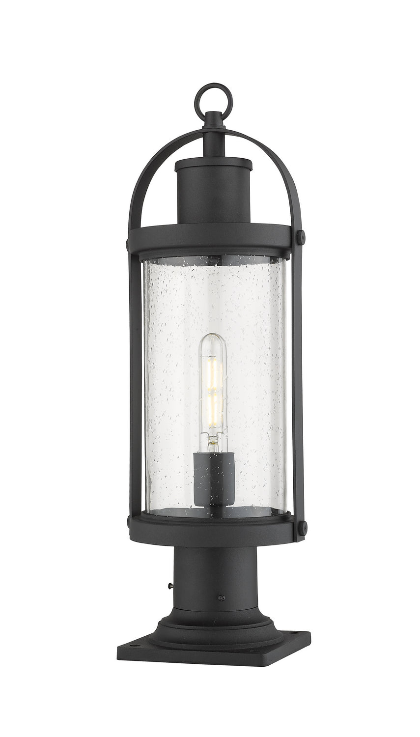 Z-Lite Canada - 569PHM-533PM-BK - One Light Outdoor Pier Mounted Fixture - Roundhouse - Black