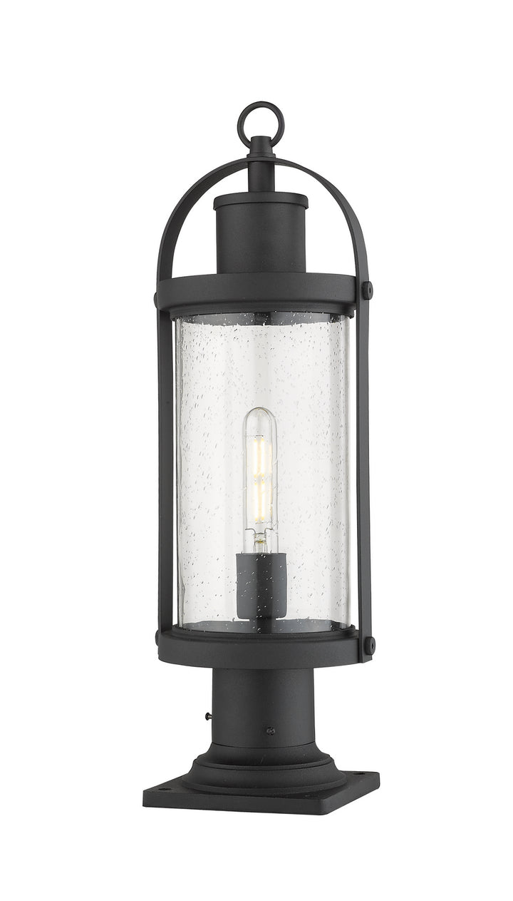 Z-Lite Canada - 569PHM-533PM-BK - One Light Outdoor Pier Mounted Fixture - Roundhouse - Black