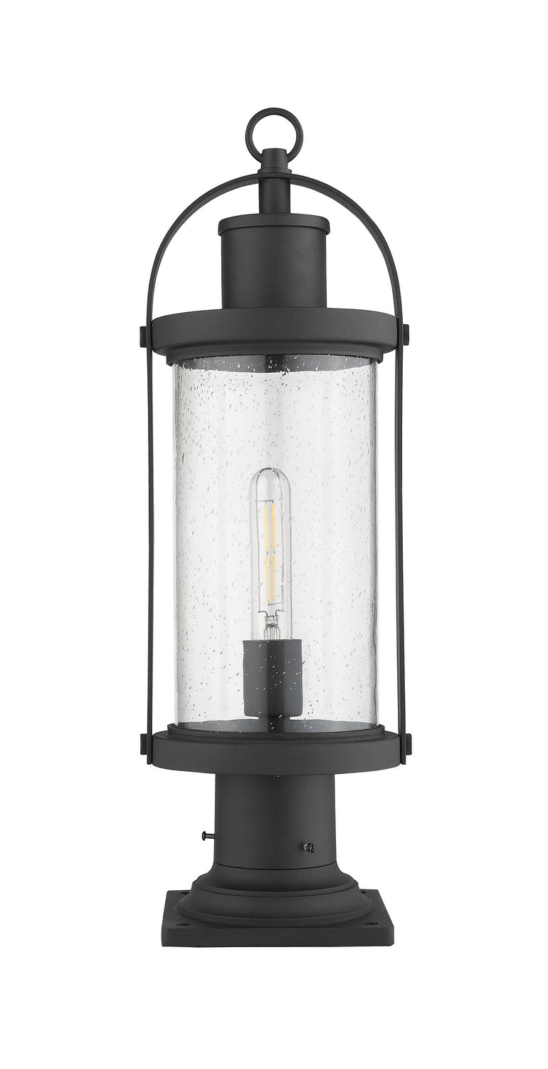 Z-Lite Canada - 569PHM-533PM-BK - One Light Outdoor Pier Mounted Fixture - Roundhouse - Black