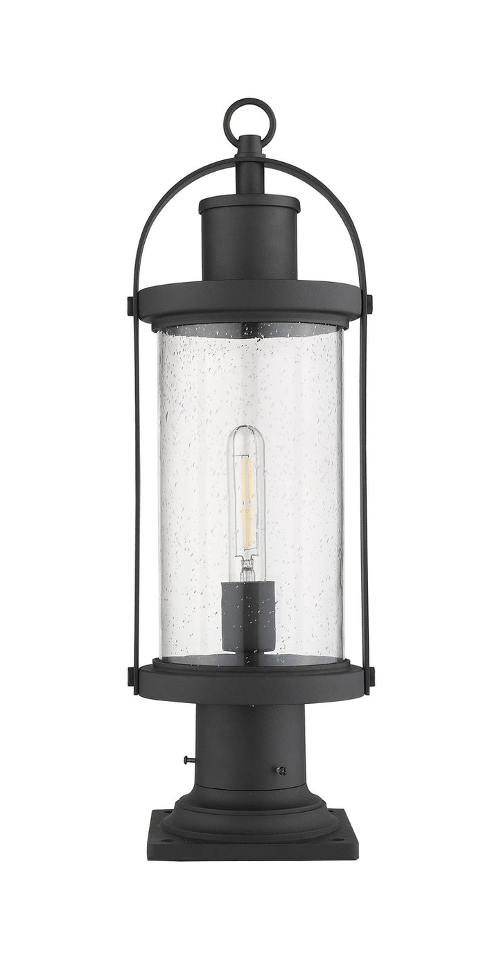 Z-Lite Canada - 569PHM-533PM-BK - One Light Outdoor Pier Mounted Fixture - Roundhouse - Black