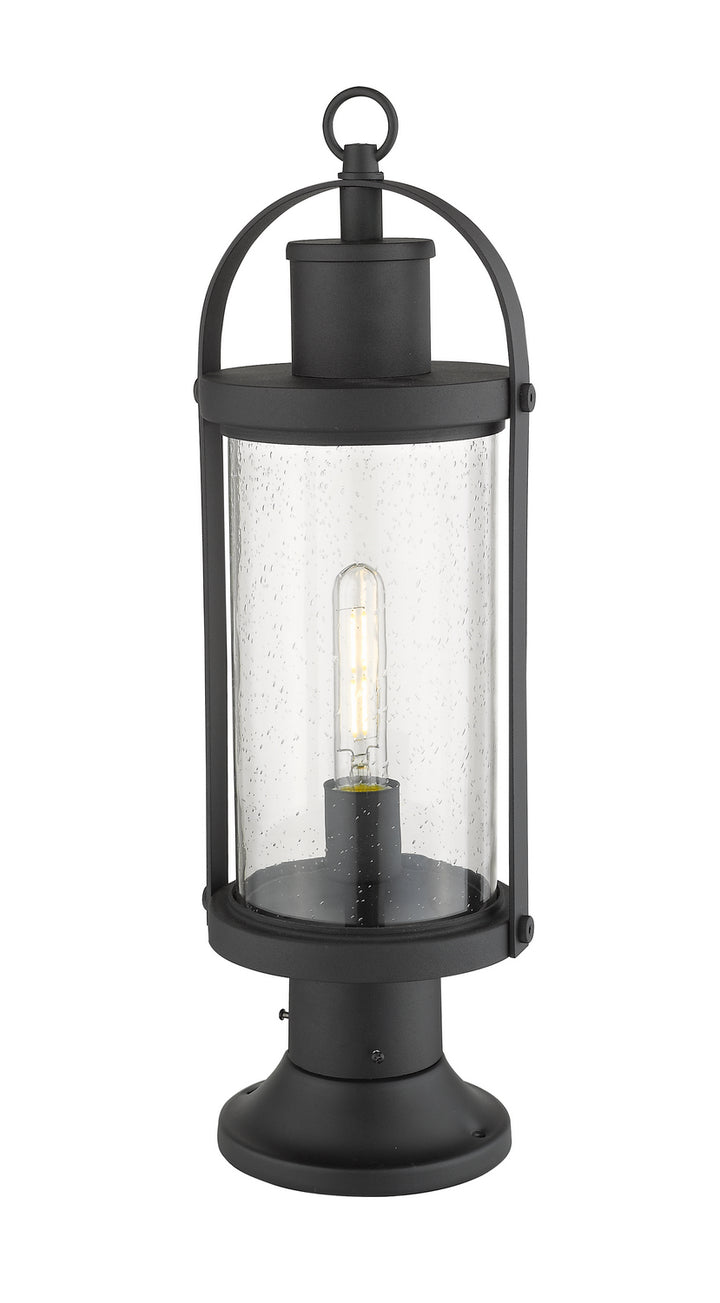 Z-Lite Canada - 569PHM-553PM-BK - One Light Outdoor Pier Mounted Fixture - Roundhouse - Black