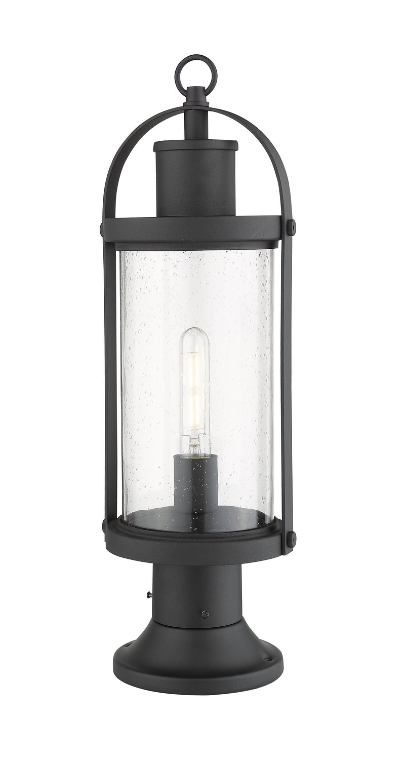 Z-Lite Canada - 569PHM-553PM-BK - One Light Outdoor Pier Mounted Fixture - Roundhouse - Black