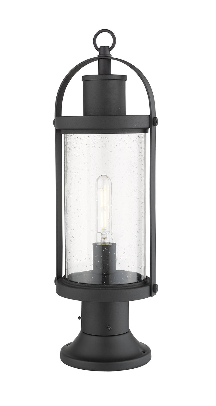 Z-Lite Canada - 569PHM-553PM-BK - One Light Outdoor Pier Mounted Fixture - Roundhouse - Black