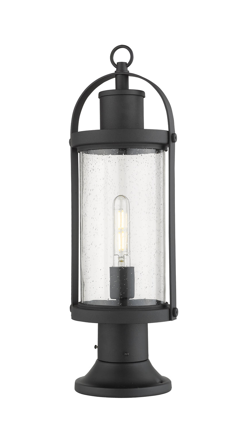 Z-Lite Canada - 569PHM-553PM-BK - One Light Outdoor Pier Mounted Fixture - Roundhouse - Black