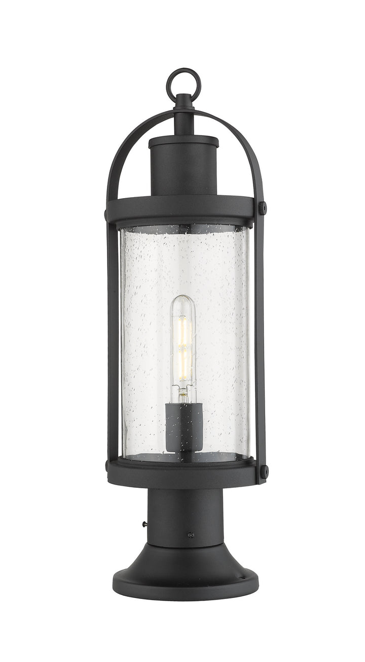 Z-Lite Canada - 569PHM-553PM-BK - One Light Outdoor Pier Mounted Fixture - Roundhouse - Black