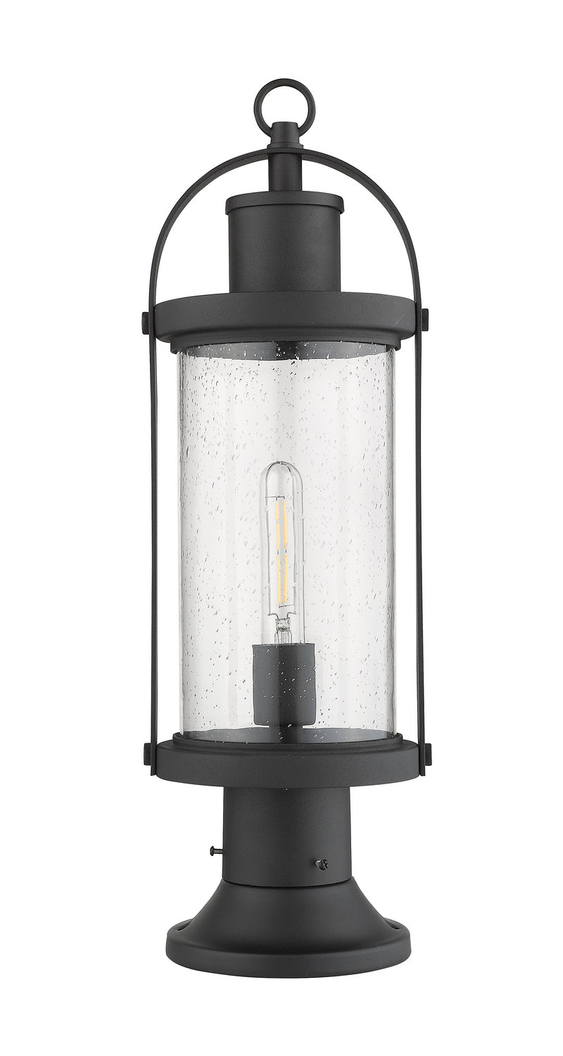 Z-Lite Canada - 569PHM-553PM-BK - One Light Outdoor Pier Mounted Fixture - Roundhouse - Black