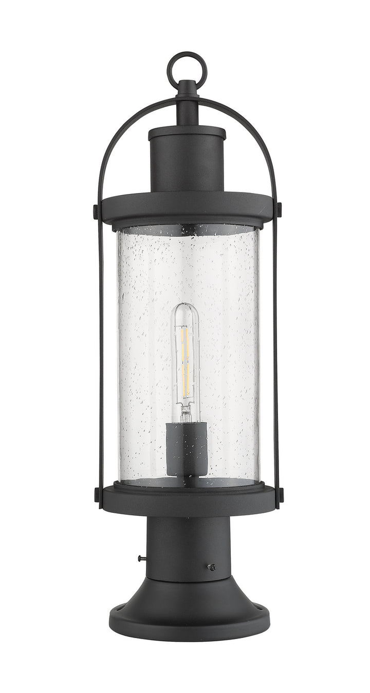 Z-Lite Canada - 569PHM-553PM-BK - One Light Outdoor Pier Mounted Fixture - Roundhouse - Black