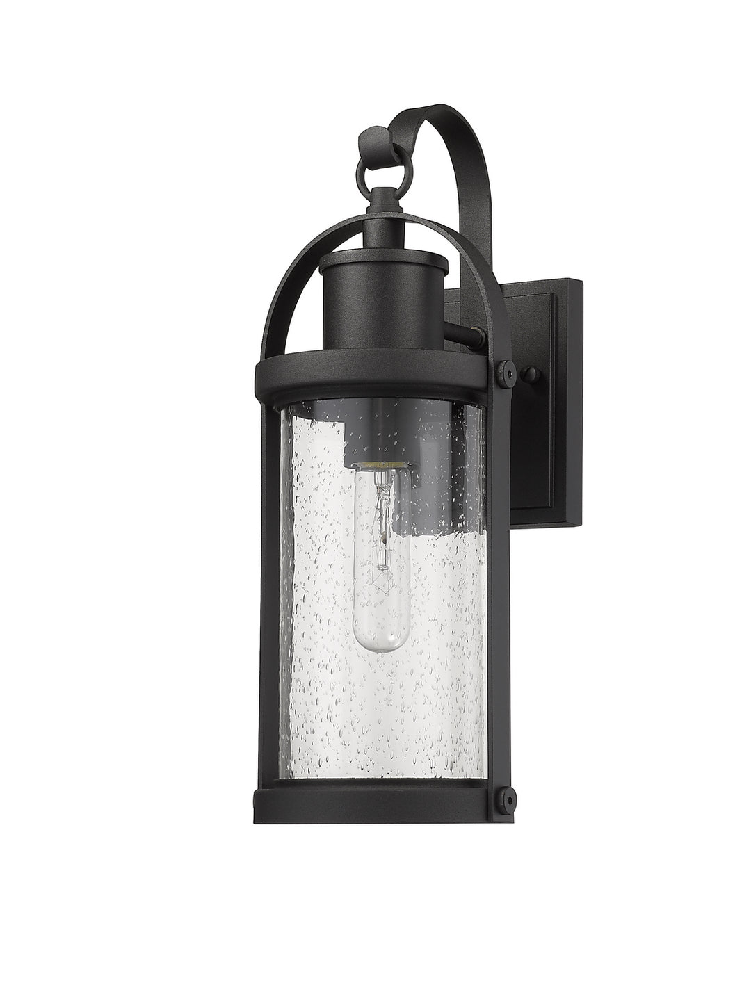 Z-Lite Canada - 569S-BK - One Light Outdoor Wall Light - Roundhouse - Black