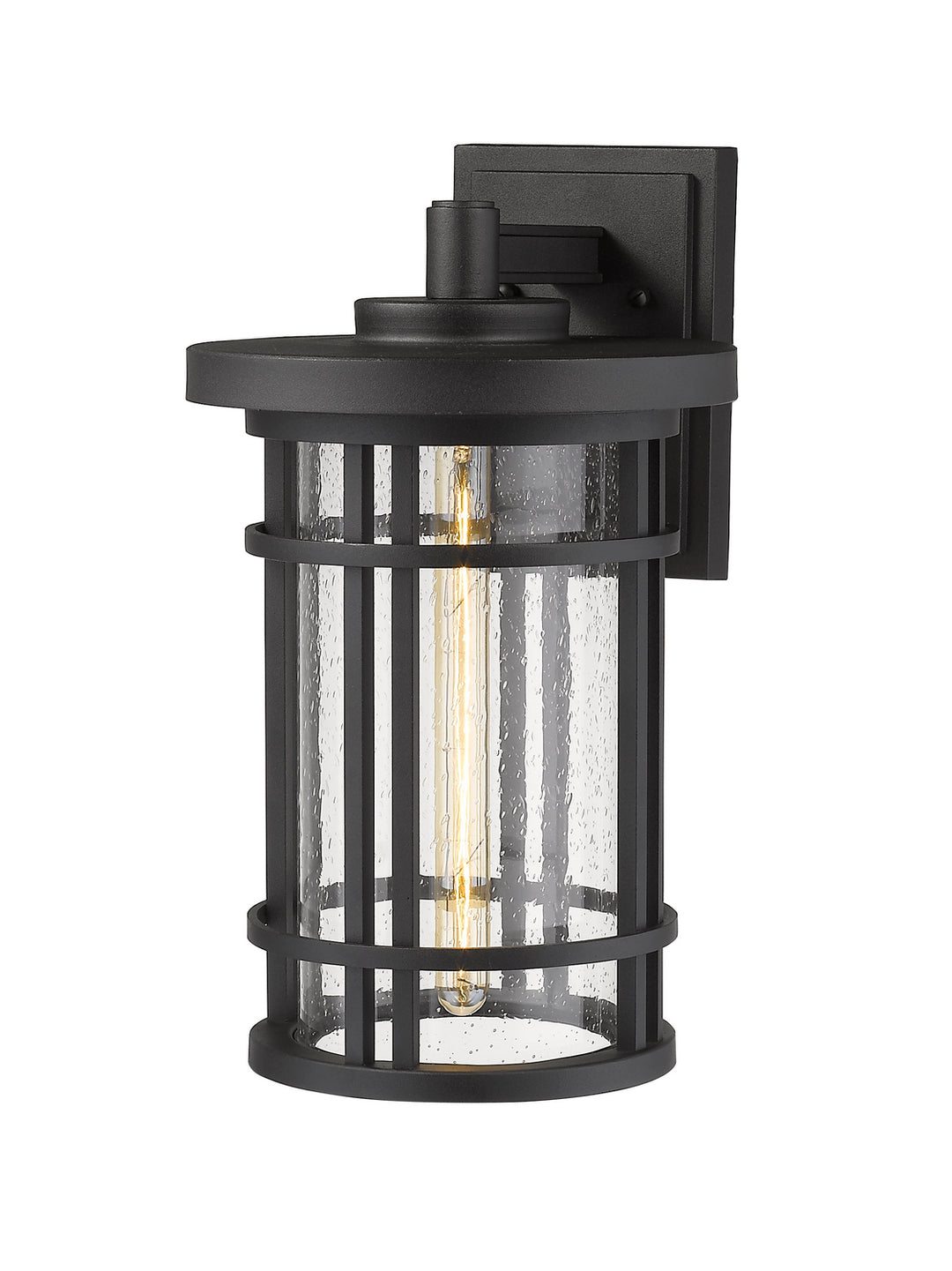 Z-Lite Canada - 570B-BK - One Light Outdoor Wall Light - Jordan - Black