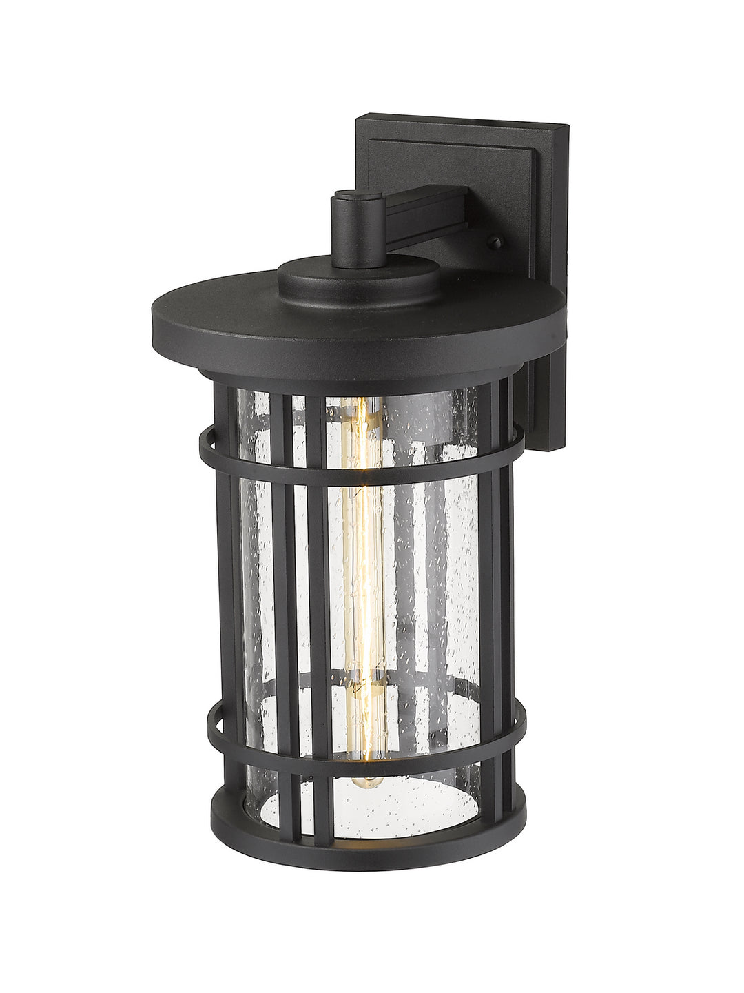 Z-Lite Canada - 570B-BK - One Light Outdoor Wall Light - Jordan - Black