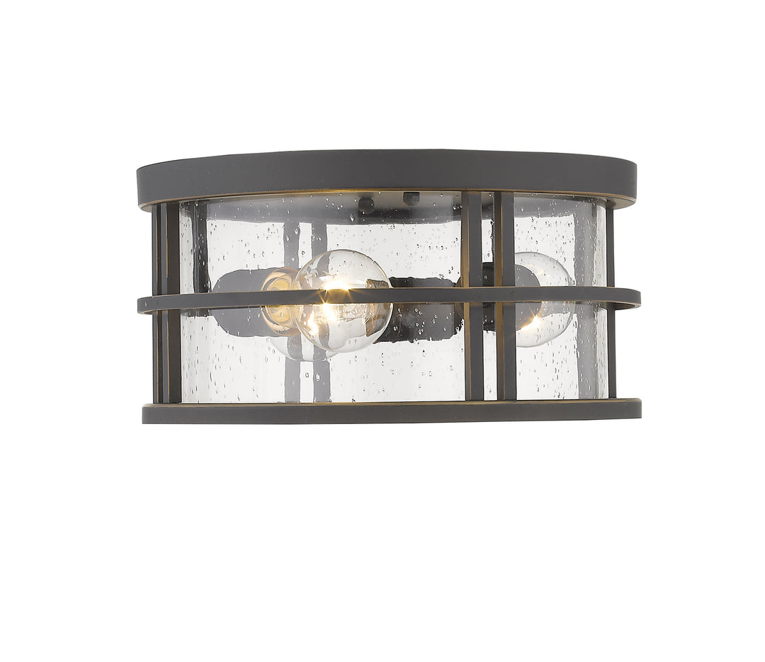 Z-Lite Canada - 570F-ORB - Three Light Outdoor Flush Mount - Jordan - Oil Rubbed Bronze