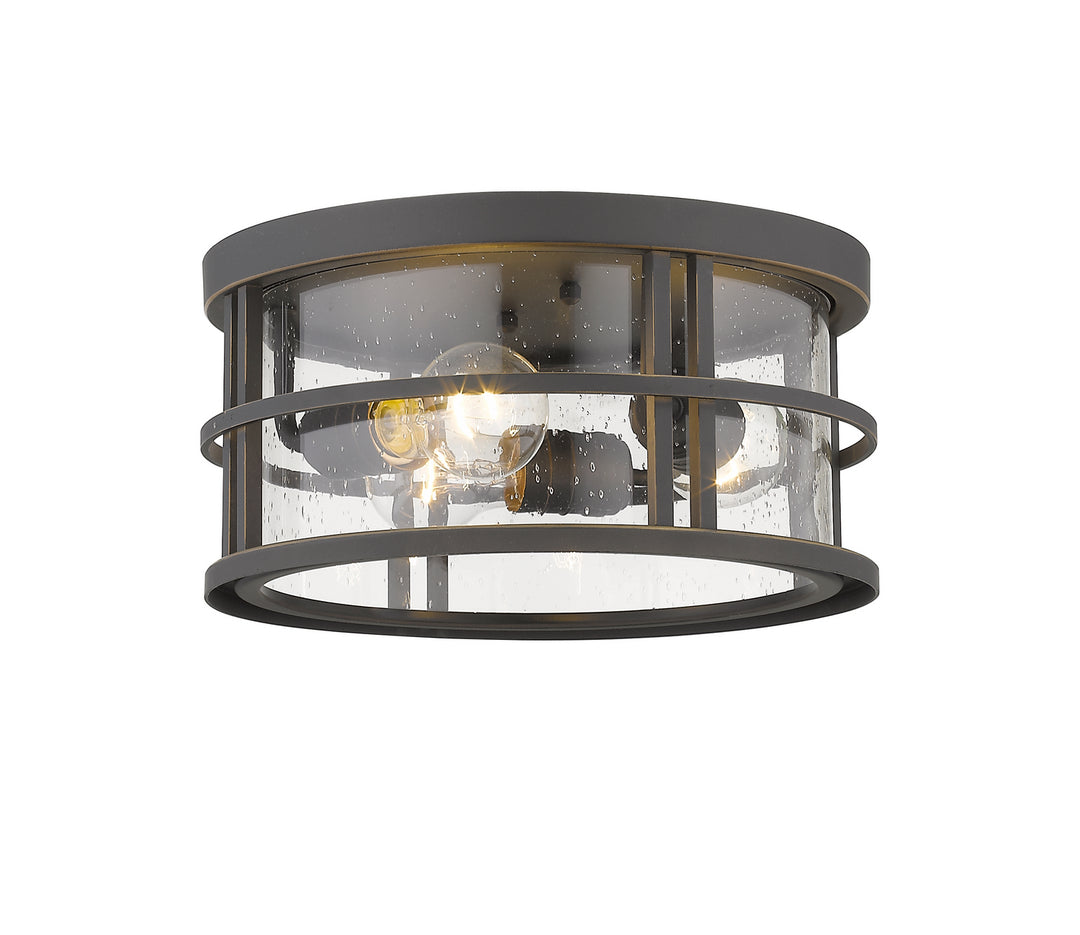 Z-Lite Canada - 570F-ORB - Three Light Outdoor Flush Mount - Jordan - Oil Rubbed Bronze