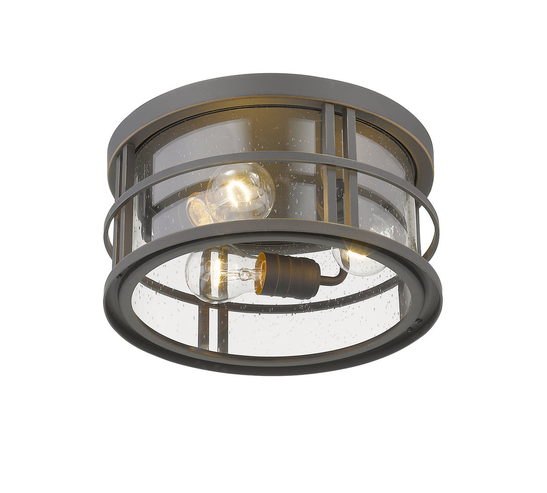 Z-Lite Canada - 570F-ORB - Three Light Outdoor Flush Mount - Jordan - Oil Rubbed Bronze