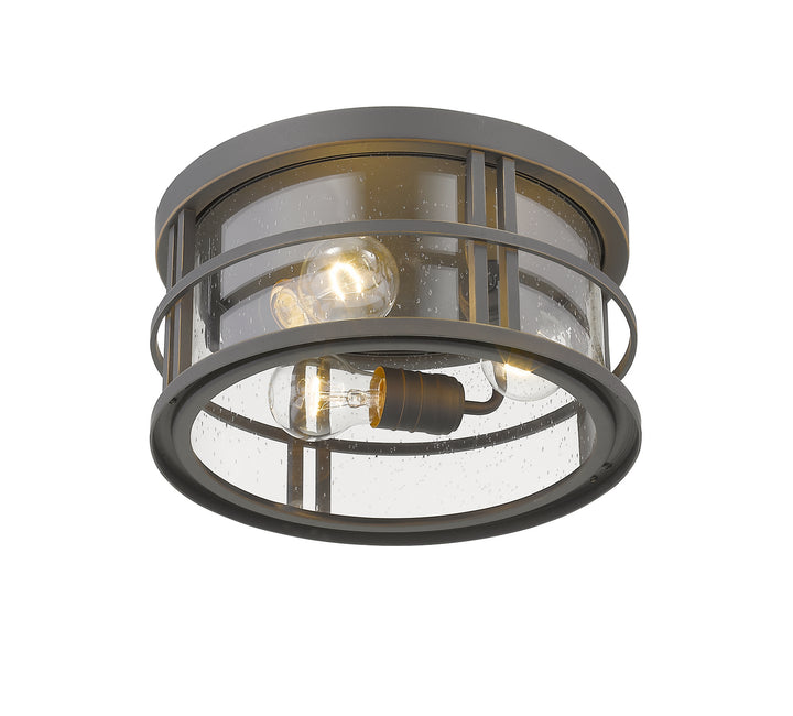Z-Lite Canada - 570F-ORB - Three Light Outdoor Flush Mount - Jordan - Oil Rubbed Bronze