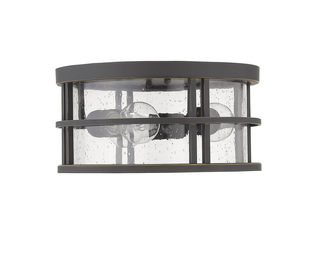Z-Lite Canada - 570F-ORB - Three Light Outdoor Flush Mount - Jordan - Oil Rubbed Bronze