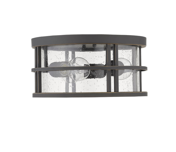 Z-Lite Canada - 570F-ORB - Three Light Outdoor Flush Mount - Jordan - Oil Rubbed Bronze