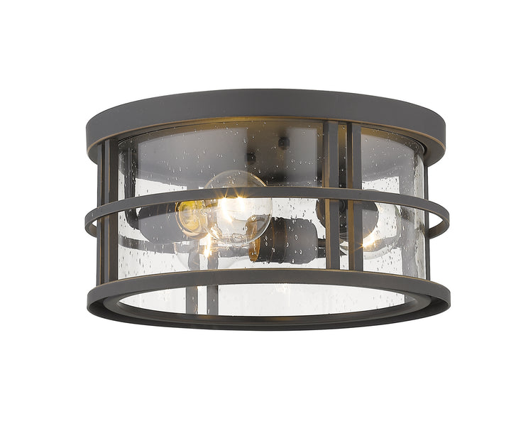 Z-Lite Canada - 570F-ORB - Three Light Outdoor Flush Mount - Jordan - Oil Rubbed Bronze