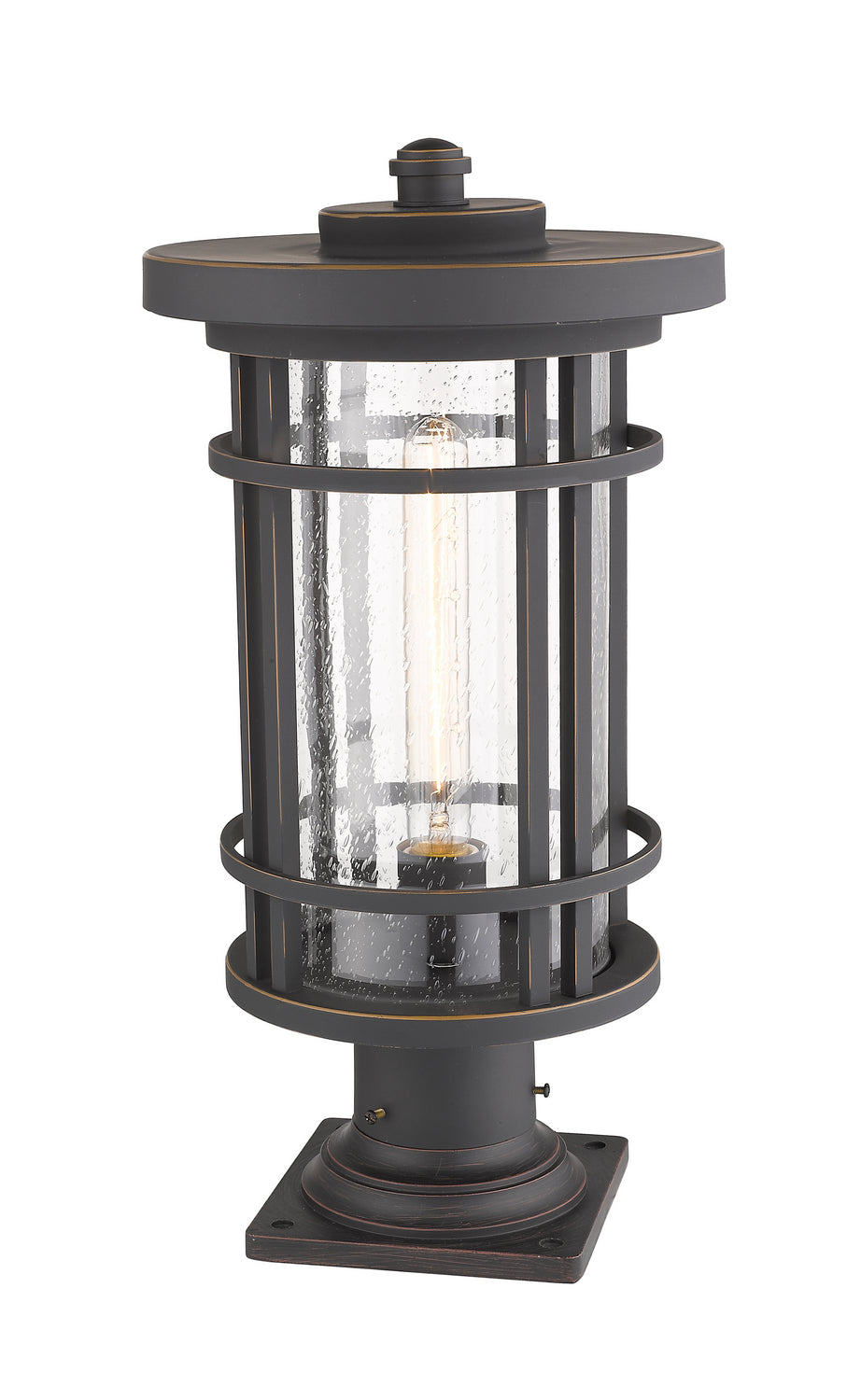 Z-Lite Canada - 570PHB-533PM-ORB - One Light Outdoor Pier Mounted Fixture - Jordan - Oil Rubbed Bronze