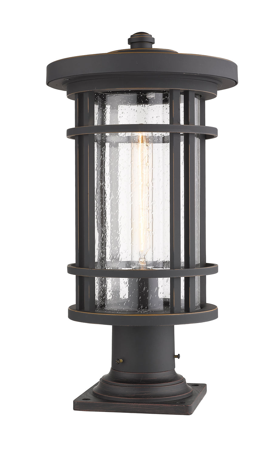Z-Lite Canada - 570PHB-533PM-ORB - One Light Outdoor Pier Mounted Fixture - Jordan - Oil Rubbed Bronze