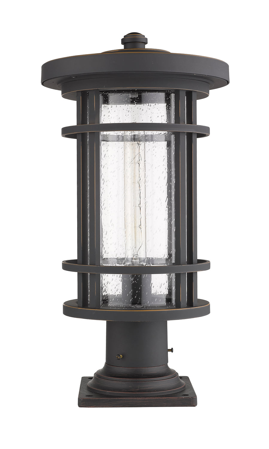 Z-Lite Canada - 570PHB-533PM-ORB - One Light Outdoor Pier Mounted Fixture - Jordan - Oil Rubbed Bronze