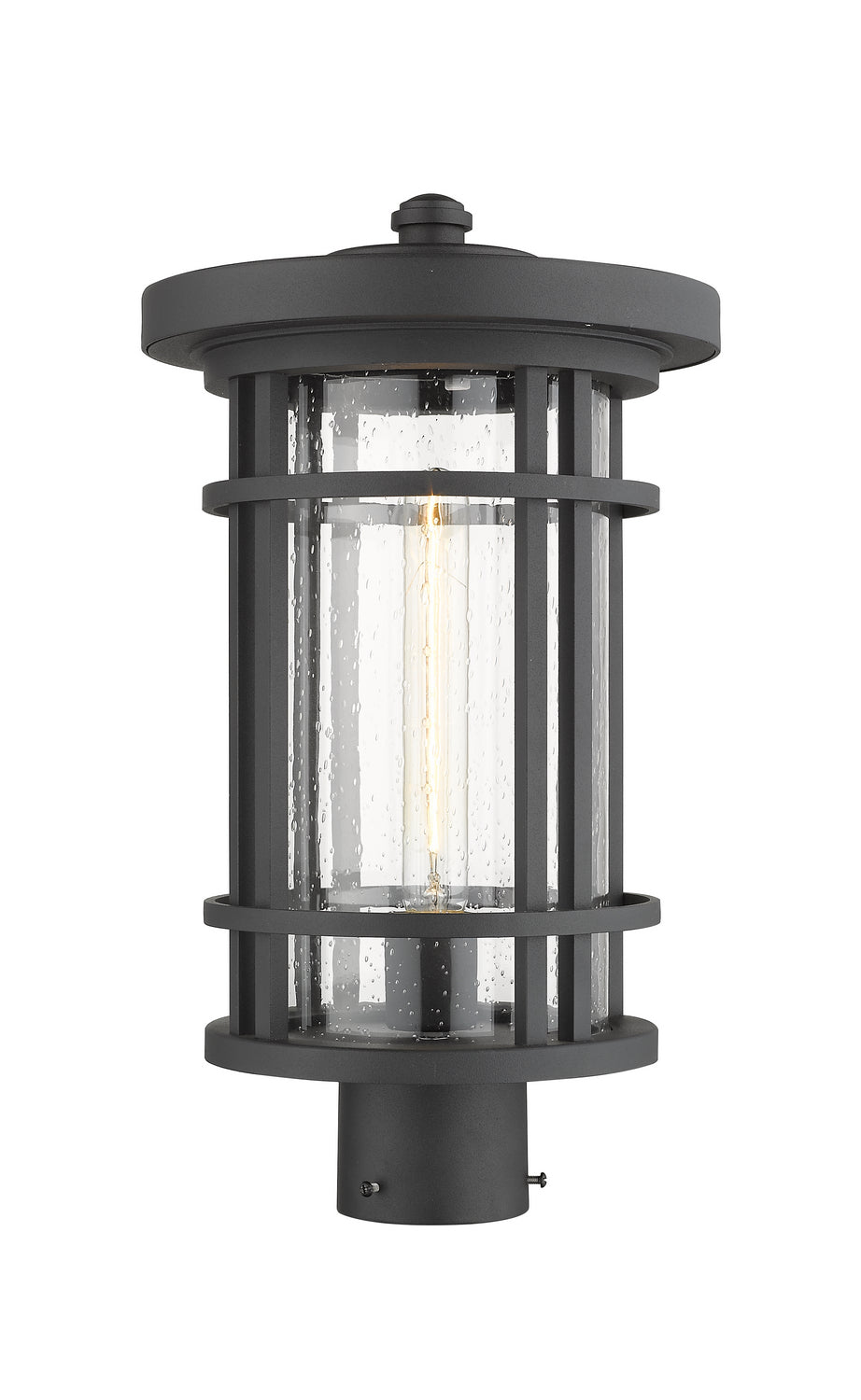 Z-Lite Canada - 570PHB-BK - One Light Outdoor Post Mount Fixture - Jordan - Black