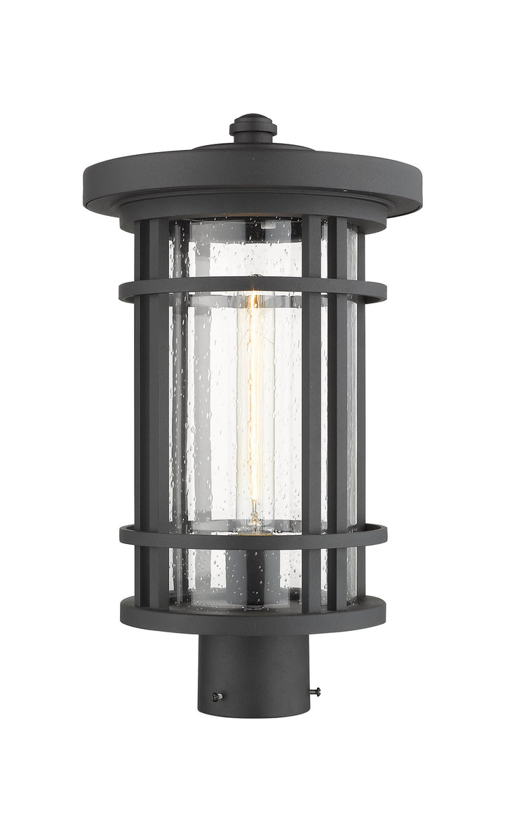 Z-Lite Canada - 570PHB-BK - One Light Outdoor Post Mount Fixture - Jordan - Black