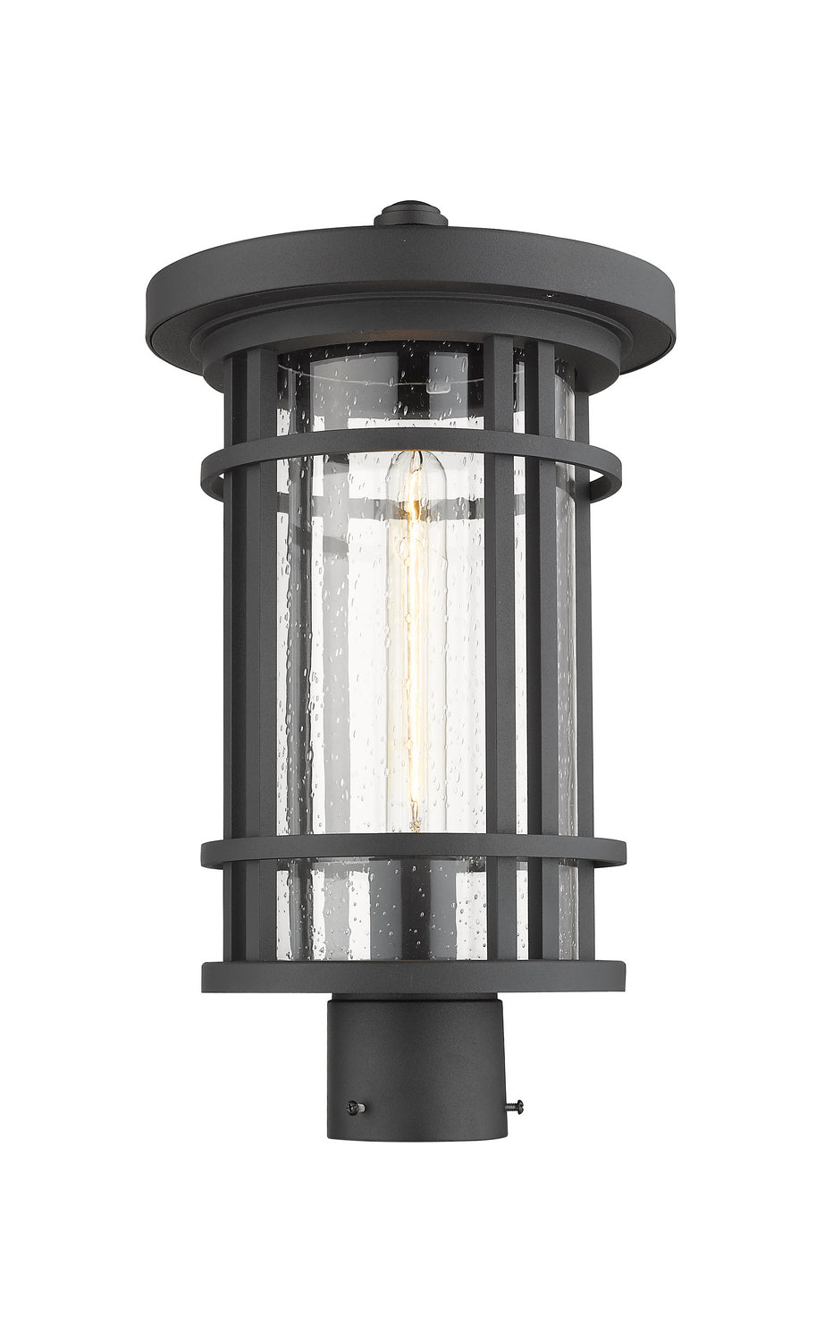 Z-Lite Canada - 570PHB-BK - One Light Outdoor Post Mount Fixture - Jordan - Black