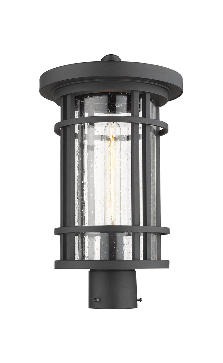 Z-Lite Canada - 570PHB-BK - One Light Outdoor Post Mount Fixture - Jordan - Black