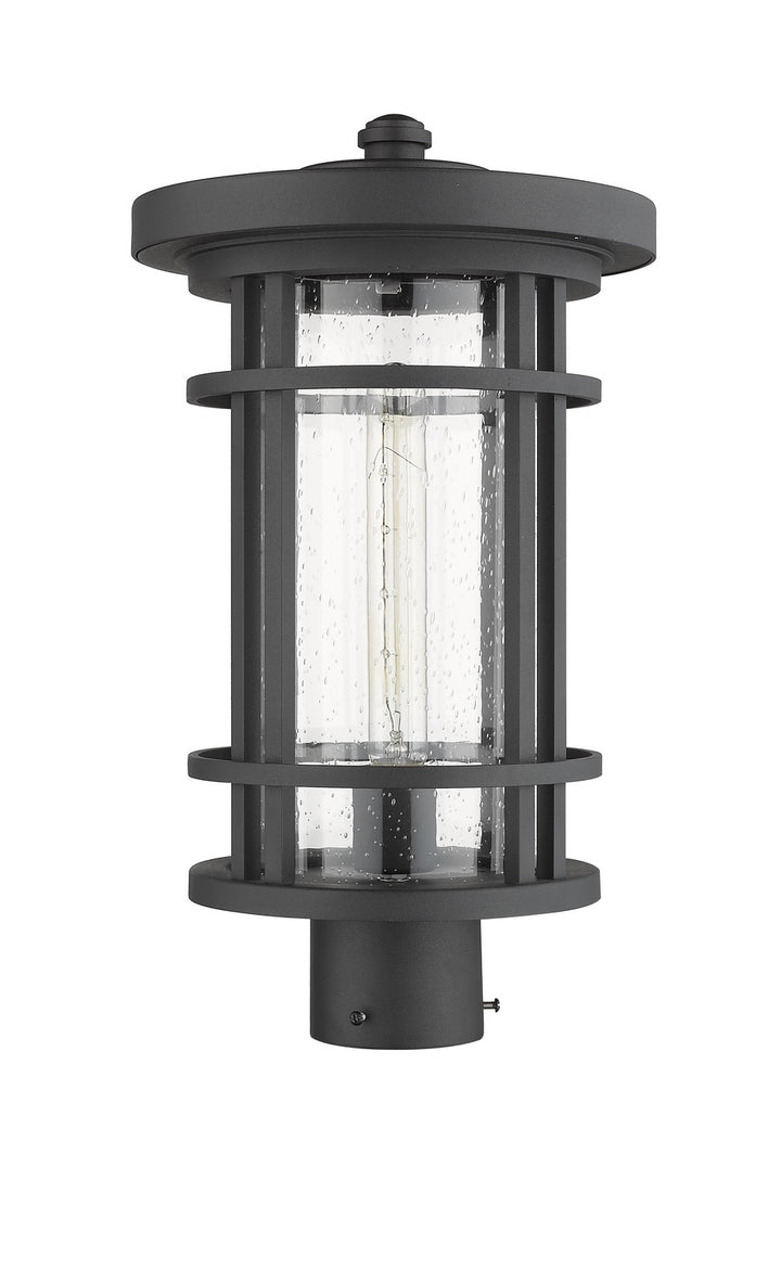 Z-Lite Canada - 570PHB-BK - One Light Outdoor Post Mount Fixture - Jordan - Black