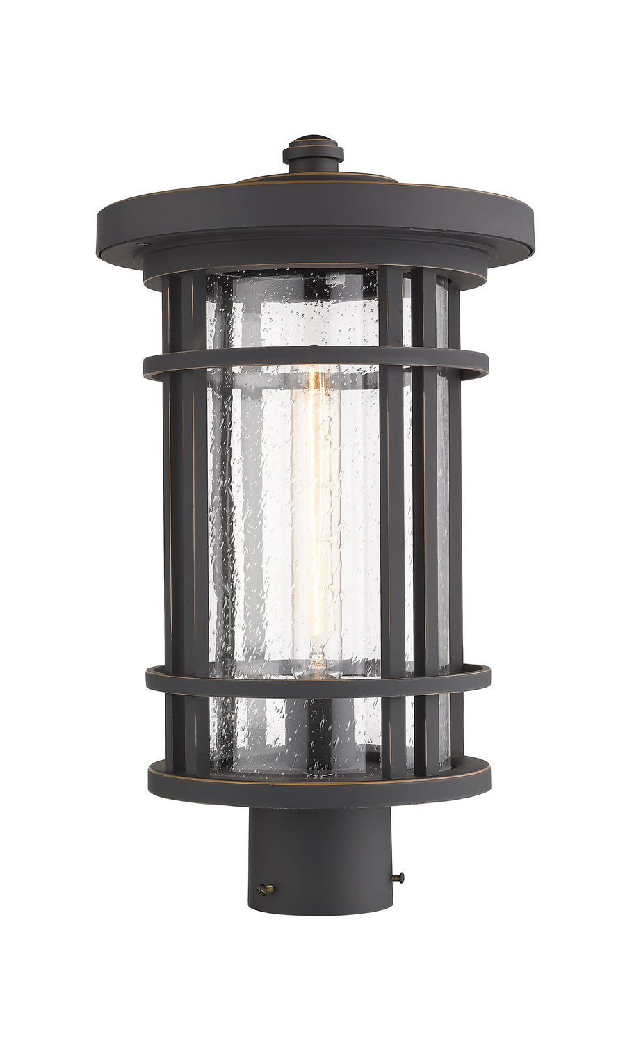 Z-Lite Canada - 570PHB-ORB - One Light Outdoor Post Mount Fixture - Jordan - Oil Rubbed Bronze