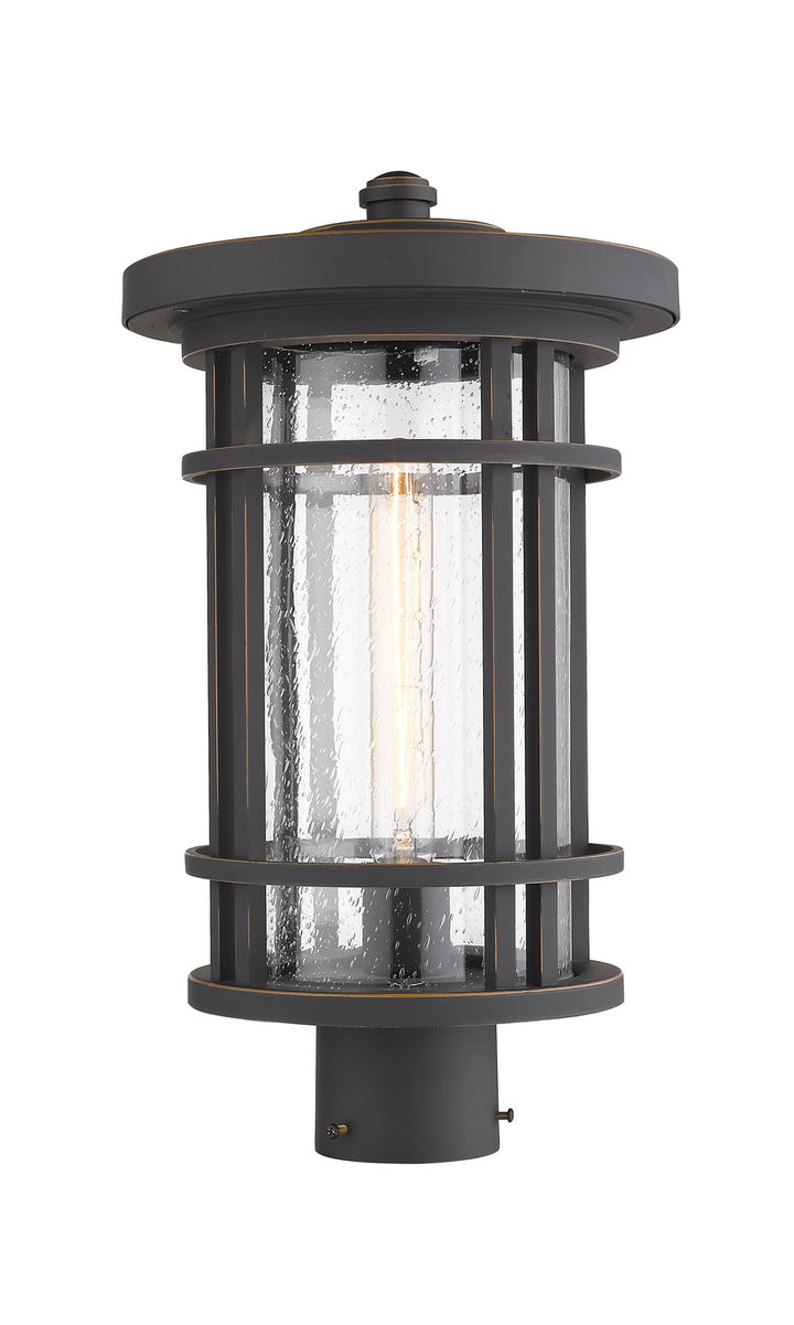 Z-Lite Canada - 570PHB-ORB - One Light Outdoor Post Mount Fixture - Jordan - Oil Rubbed Bronze