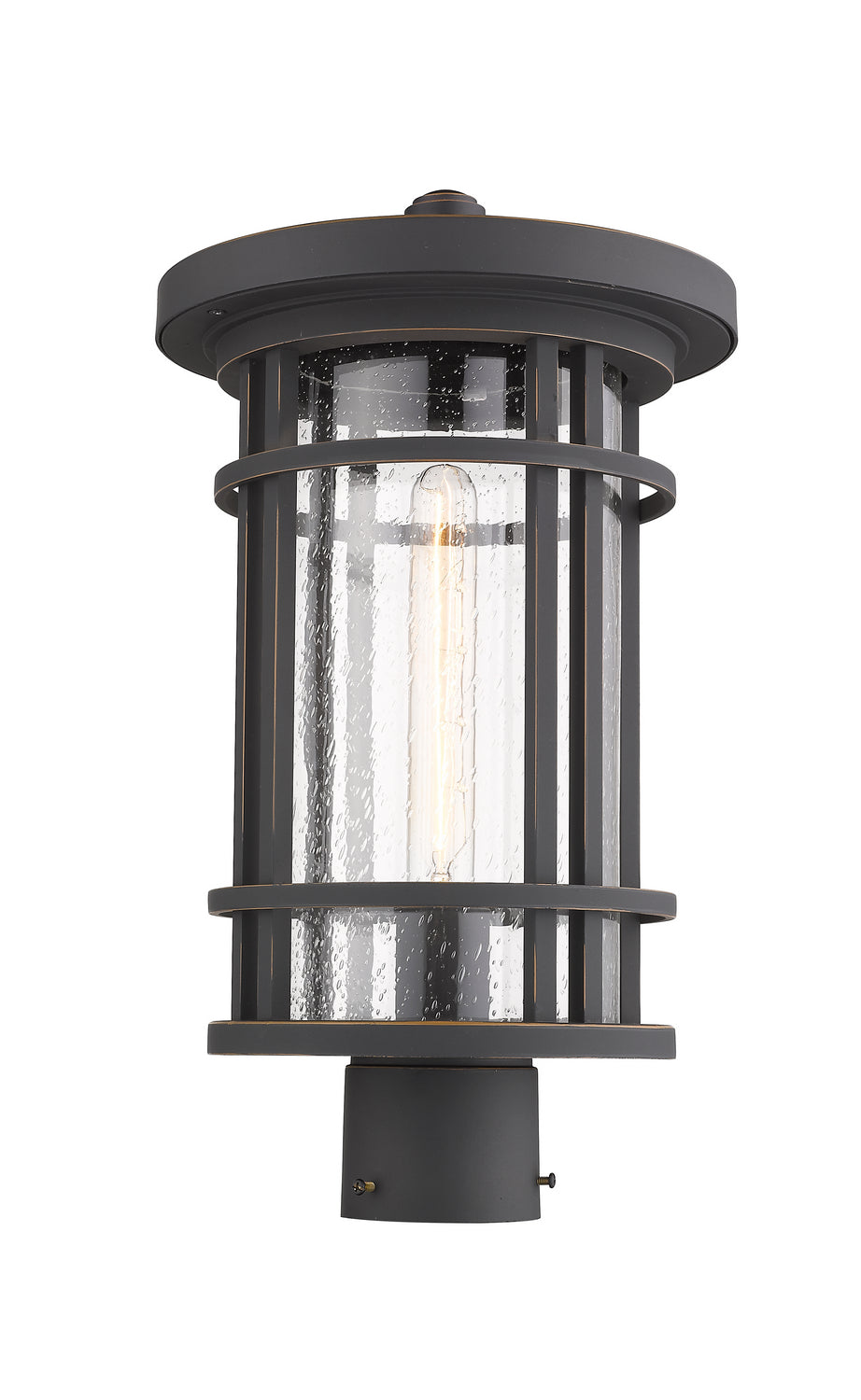 Z-Lite Canada - 570PHB-ORB - One Light Outdoor Post Mount Fixture - Jordan - Oil Rubbed Bronze