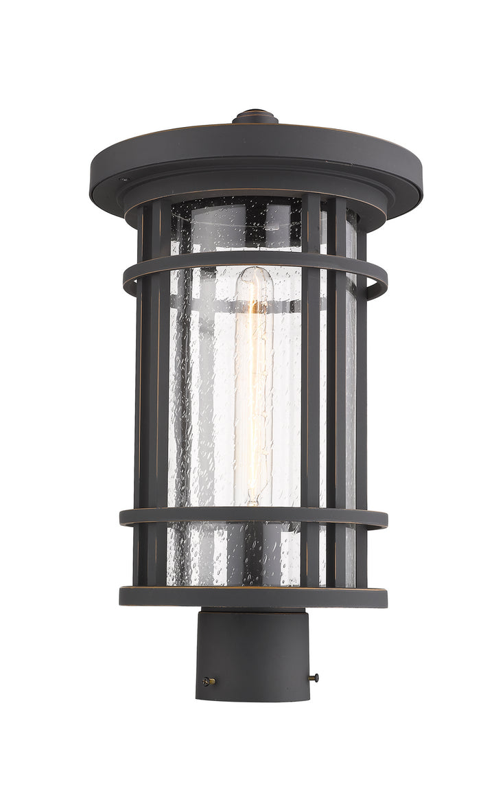 Z-Lite Canada - 570PHB-ORB - One Light Outdoor Post Mount Fixture - Jordan - Oil Rubbed Bronze