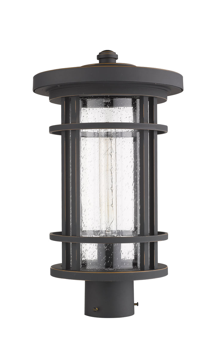 Z-Lite Canada - 570PHB-ORB - One Light Outdoor Post Mount Fixture - Jordan - Oil Rubbed Bronze