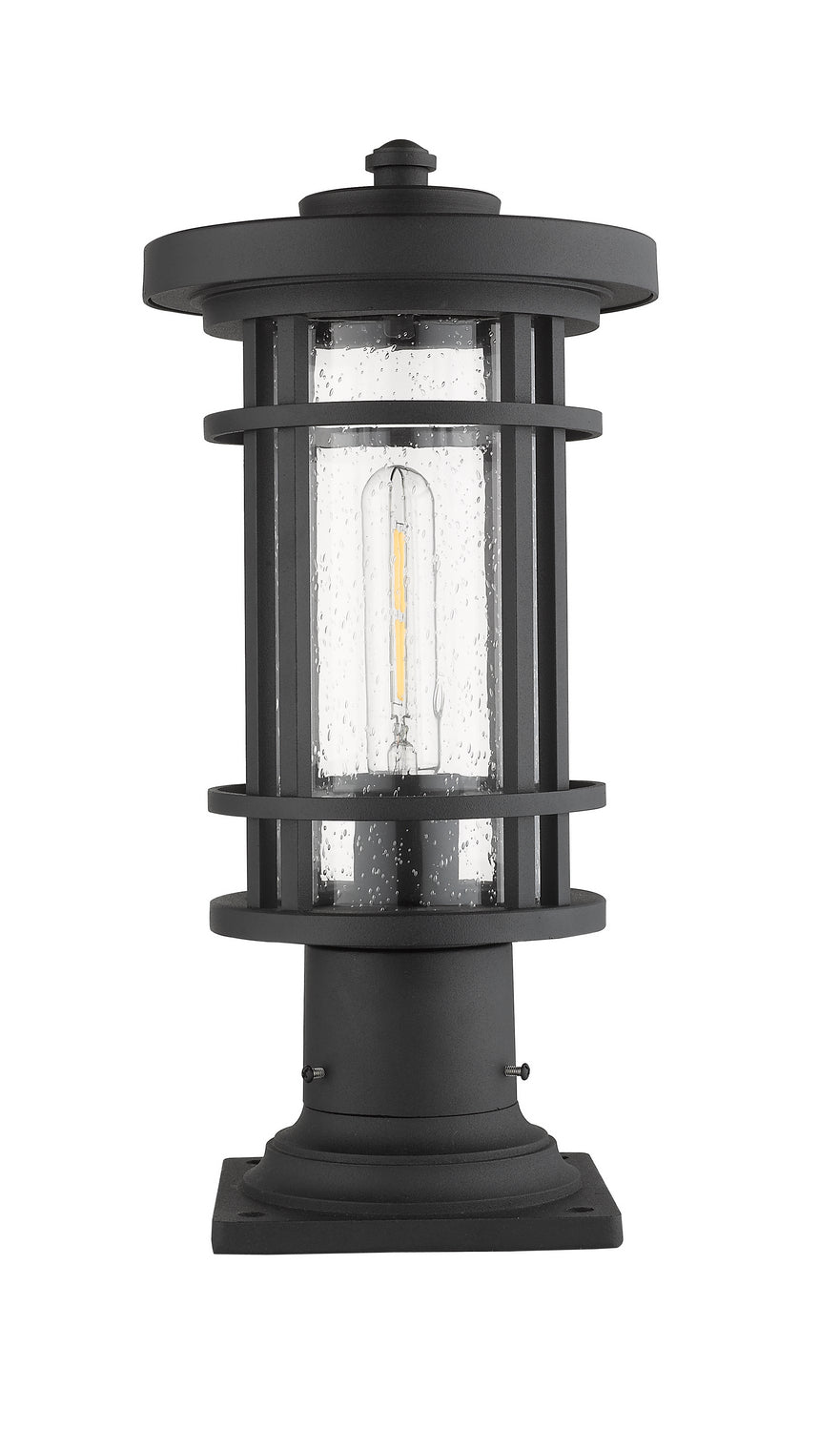 Z-Lite Canada - 570PHM-533PM-BK - One Light Outdoor Pier Mounted Fixture - Jordan - Black