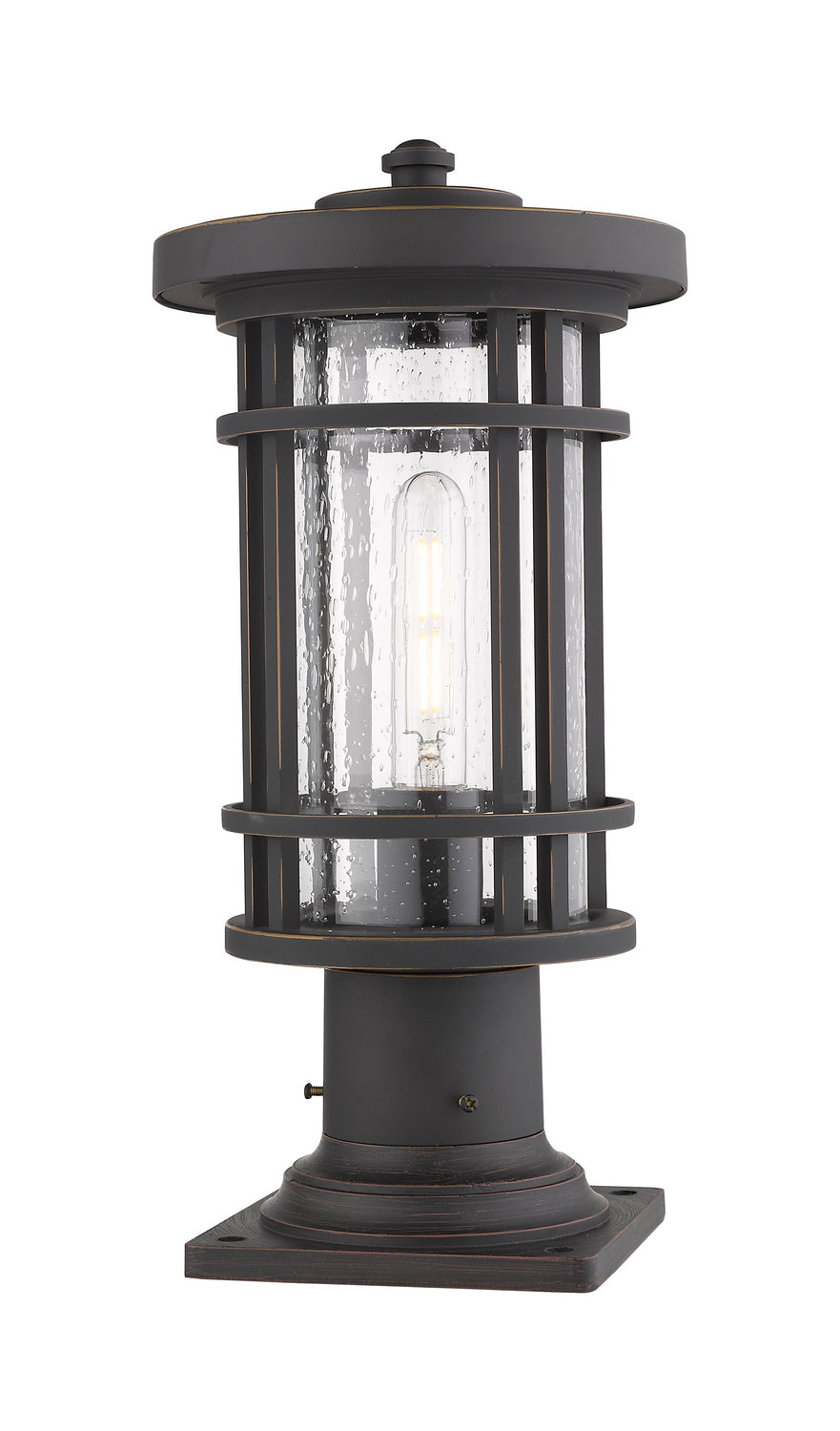 Z-Lite Canada - 570PHM-533PM-ORB - One Light Outdoor Pier Mounted Fixture - Jordan - Oil Rubbed Bronze