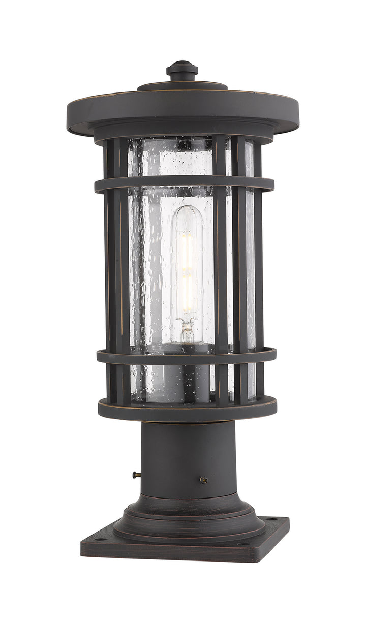 Z-Lite Canada - 570PHM-533PM-ORB - One Light Outdoor Pier Mounted Fixture - Jordan - Oil Rubbed Bronze